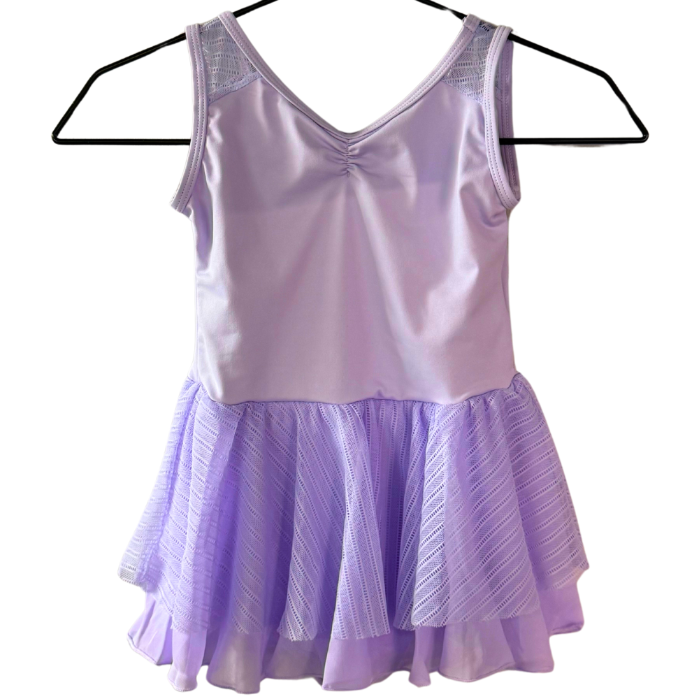 Lilac Mesh Tank Dress