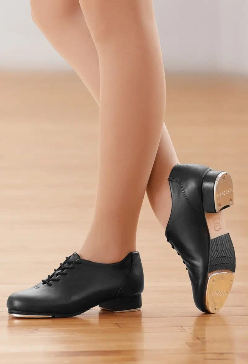 Leather Lace-Up Tap Shoe