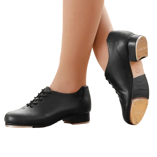 Leather Lace-Up Tap Shoe