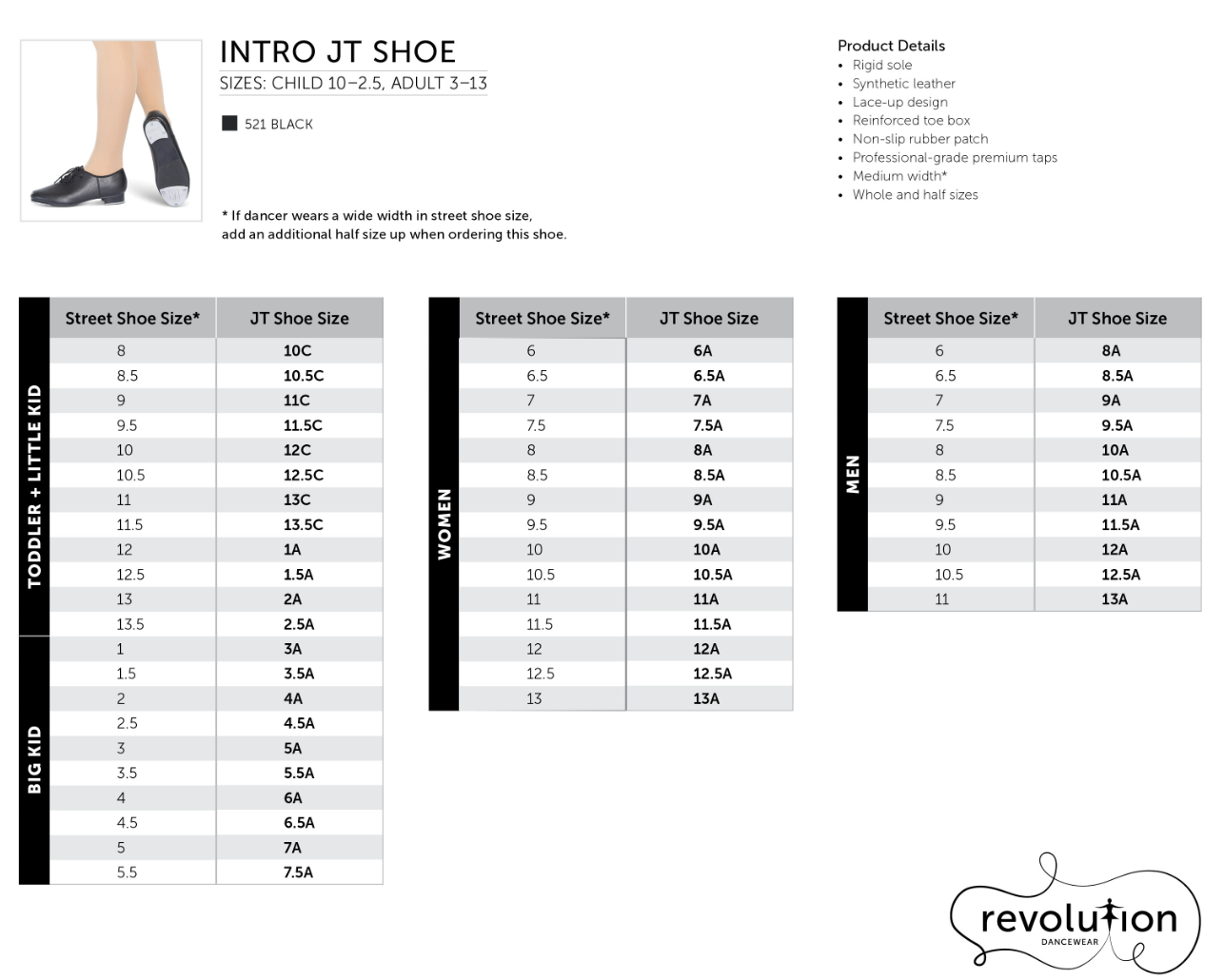 (Boys) Intro Jazz Tap Shoe