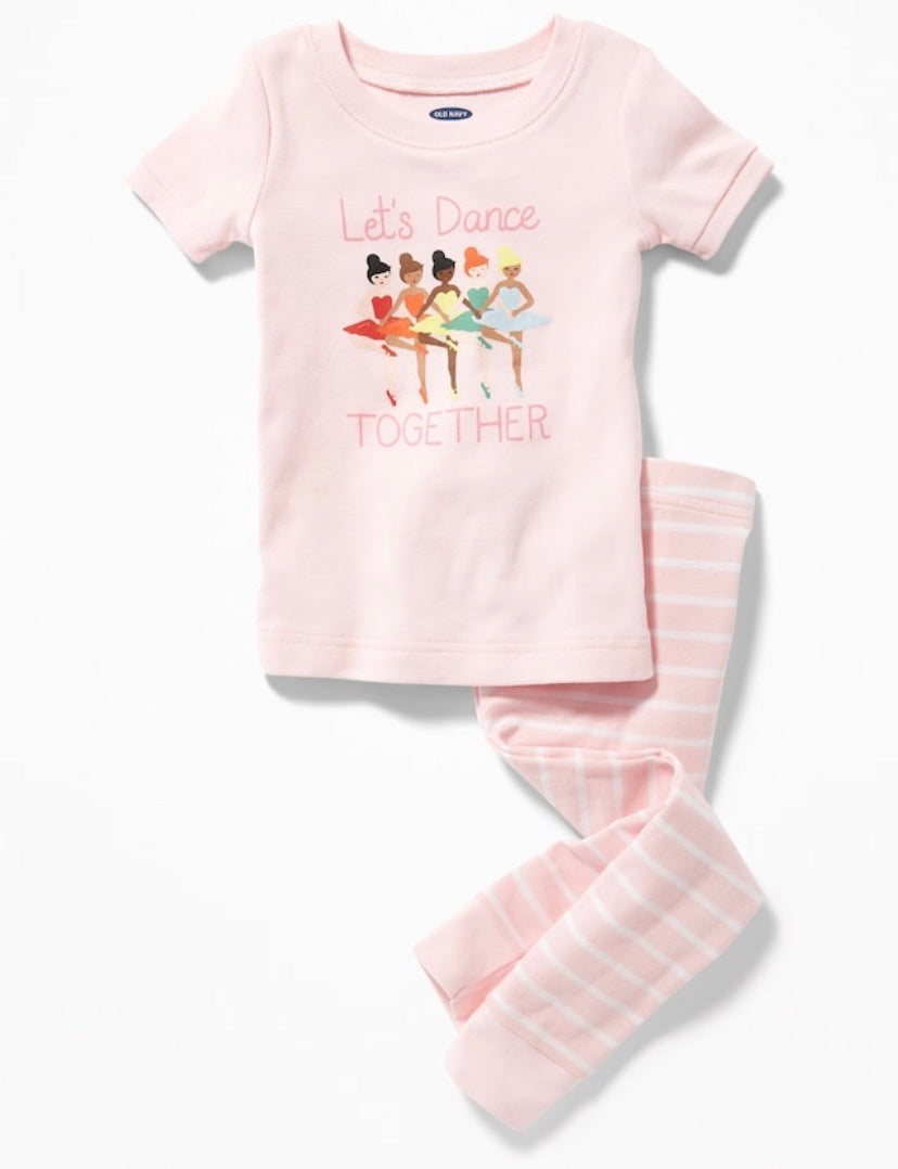 “Let’s Dance Together” Toddler PJ Set